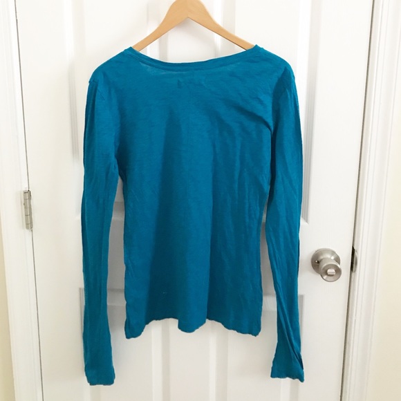 Rag and Bone Shirt Classic Slub Long Sleeve Tee - Picture 3 of 5